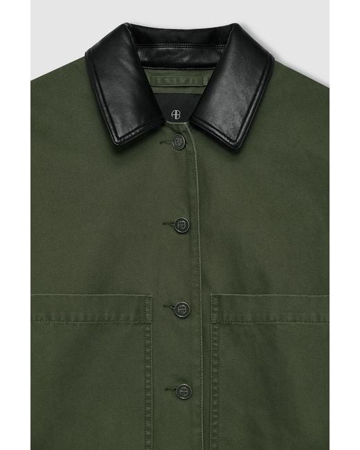 Anine Bing Green Yuma Jacket