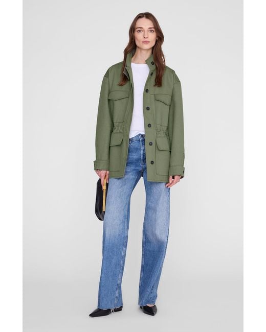 Anine Bing Blue Sahara Jacket