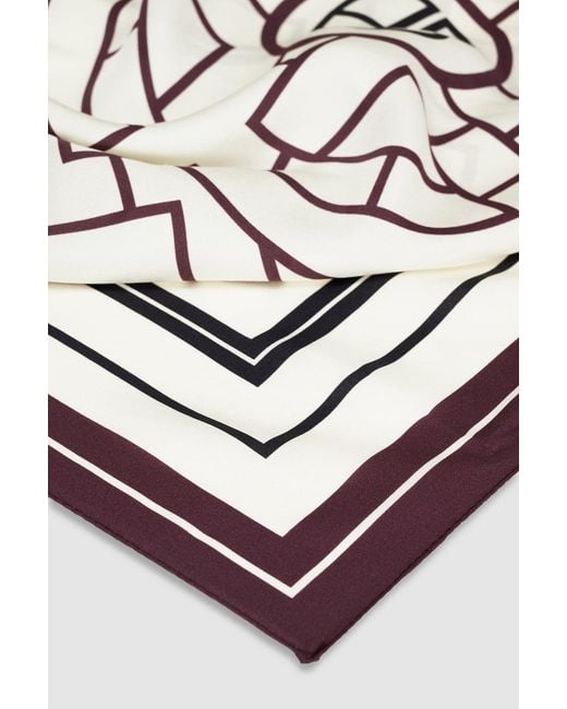 Anine Bing White York Scarf Ab