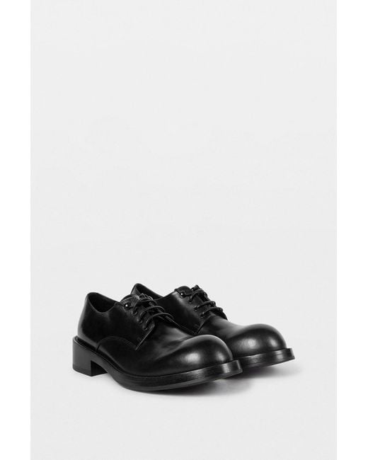 Ann Demeulemeester Black Caja Derby for men
