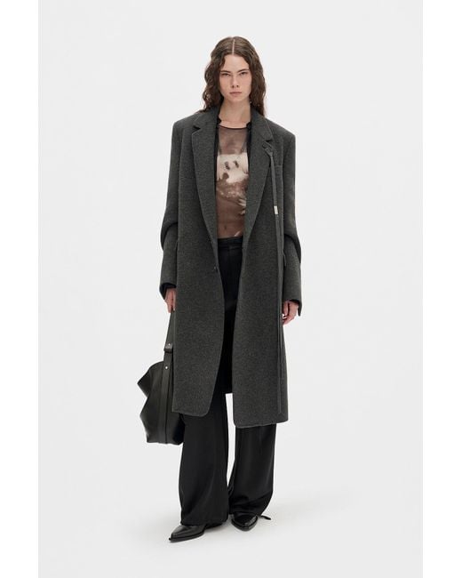 Ann Demeulemeester Black Viv High Comfort Tailored Coat