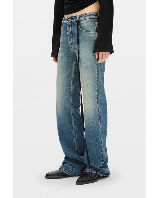 Ann Demeulemeester Blue Vive 5 Pocket Jeans