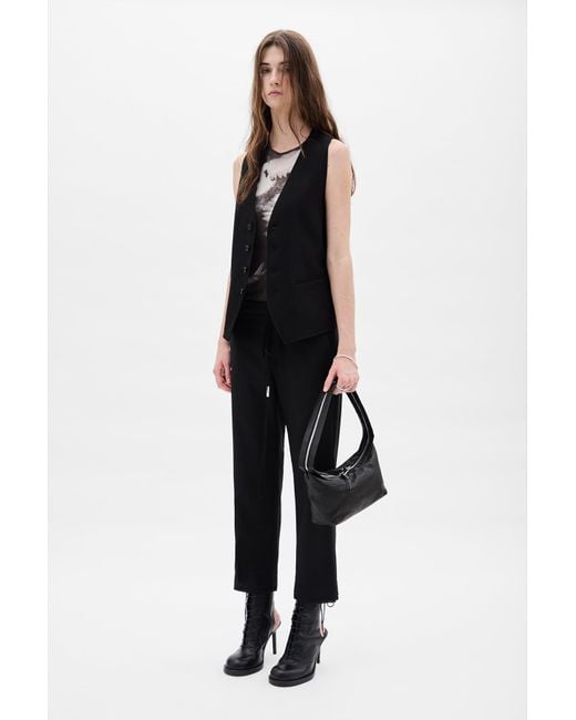 Ann Demeulemeester Black Charlotte Classic Waistcoat