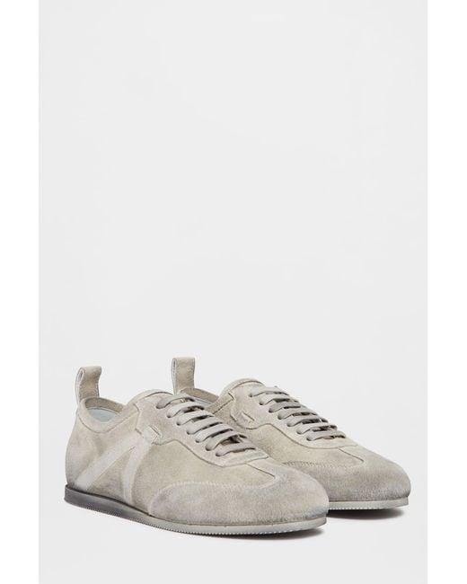 Ann Demeulemeester Gray Siru Low-Top Boxing Sneakers