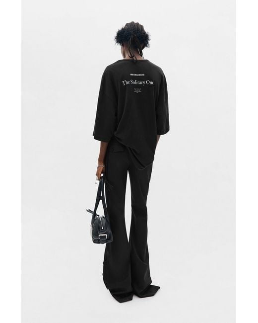 Ann Demeulemeester Black Aga High Comfort T-Shirt