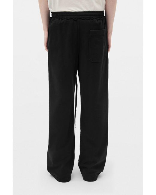 Ann Demeulemeester Black Fin Lounge Sweatpants for men