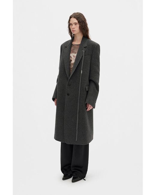 Ann Demeulemeester Black Viv High Comfort Tailored Coat