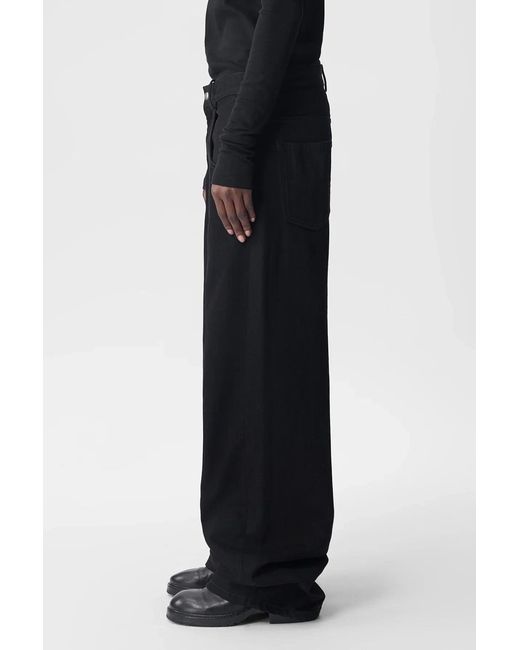 Ann Demeulemeester Black Claire 5 Pockets Comfort Trousers