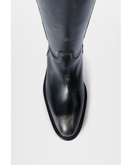 Ann Demeulemeester Black Laxit Pull On Boots