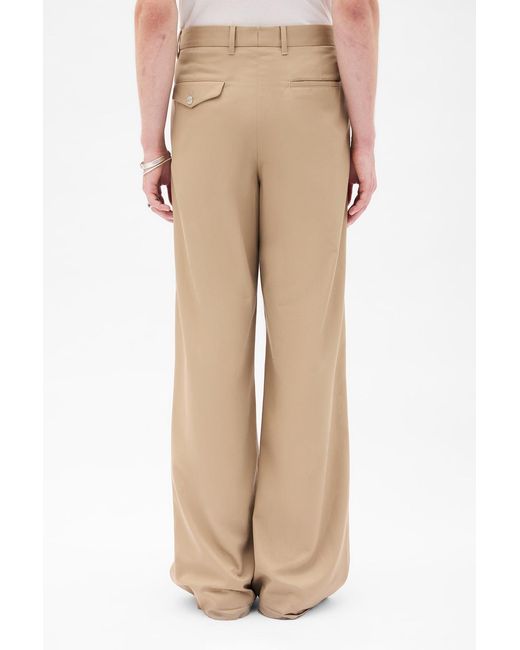 Ann Demeulemeester Multicolor Botel Wide Leg Pleated Trousers for men