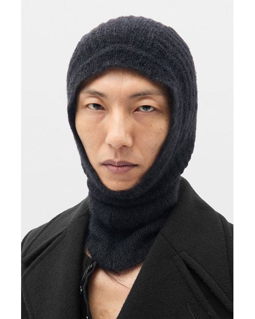Ann Demeulemeester Black Vali Balaclava for men