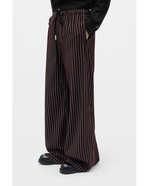 Ann Demeulemeester Black Gerry Lounge Pants for men
