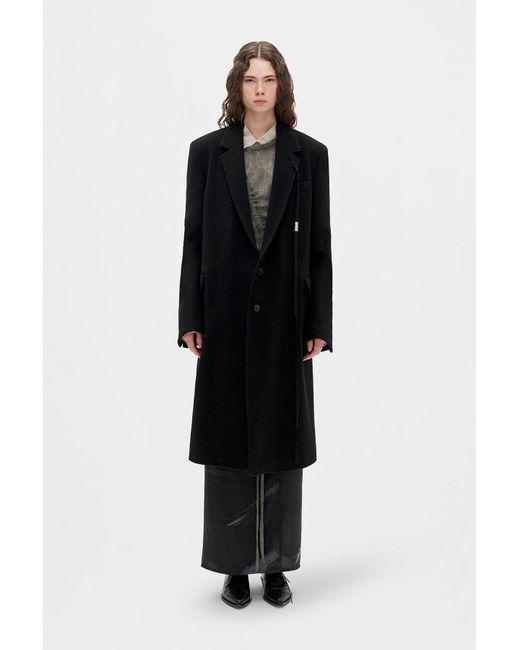 Ann Demeulemeester Black Viv High Comfort Tailored Coat