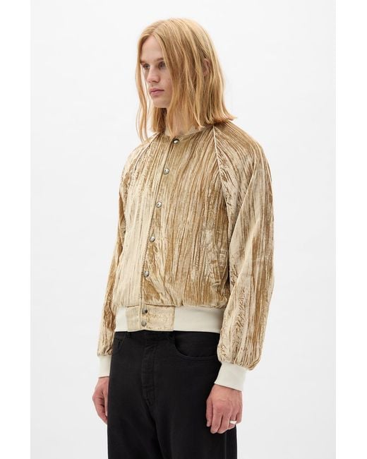 Ann Demeulemeester Natural Esko Slim Fit Raglan Bomber for men