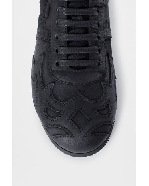 Ann Demeulemeester Black Palne High-Top Boxing Sneakers for men