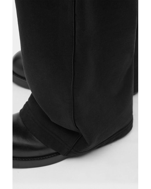 Ann Demeulemeester Black Fin Lounge Sweatpants for men