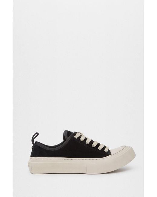 Ann Demeulemeester Black Halli Vulcanized Low-Top Sneakers for men