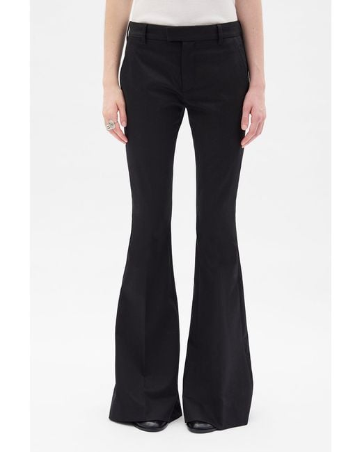 Ann Demeulemeester White Adri Bootcut Trousers