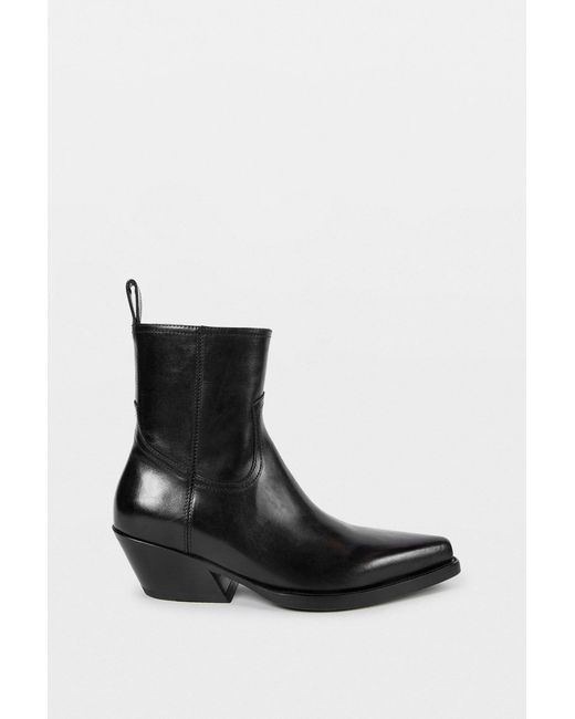 Ann Demeulemeester Black Imme Pointy Ankle Boots for men