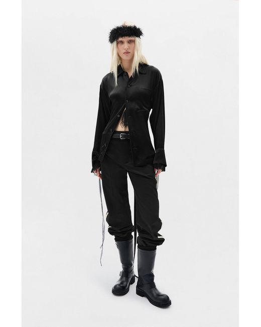 Ann Demeulemeester Black Coby Relaxed Lounge Shirt