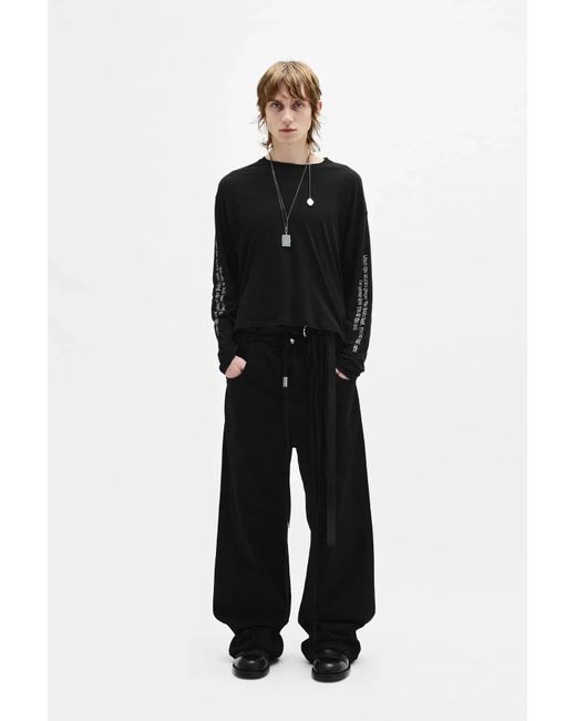 Ann Demeulemeester Leon Comfort Fit Trousers SS26