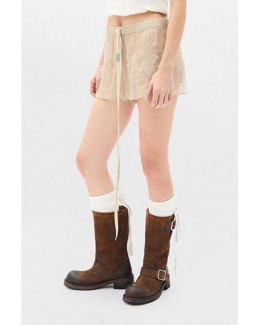 Ann Demeulemeester Natural Nisa Micro Boxer