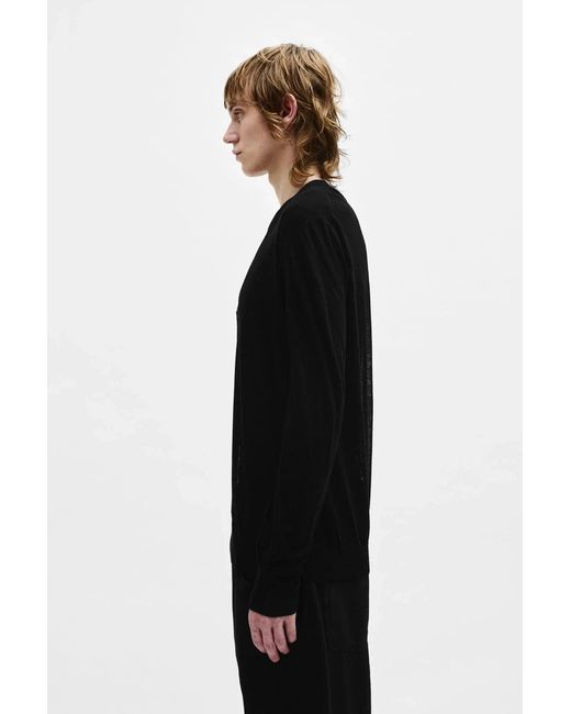 Ann Demeulemeester Black Abram Twisted Cardigan for men