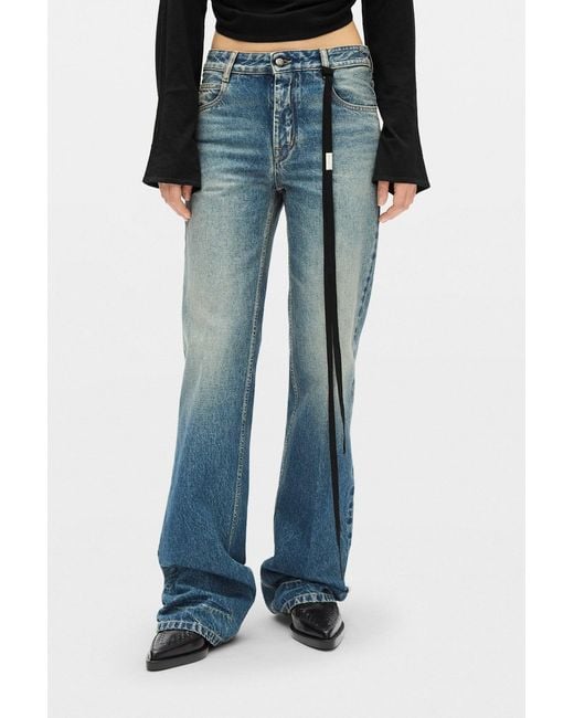 Ann Demeulemeester Blue Vive 5 Pocket Jeans