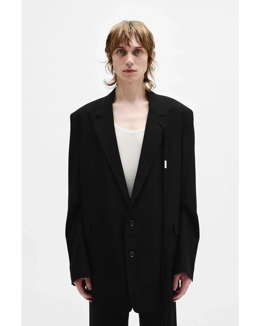 Ann Demeulemeester Black Anthoon High Comfort Tailored Blazer for men