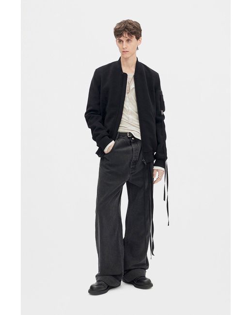 Ann Demeulemeester Blue Dries Standard Bomber for men