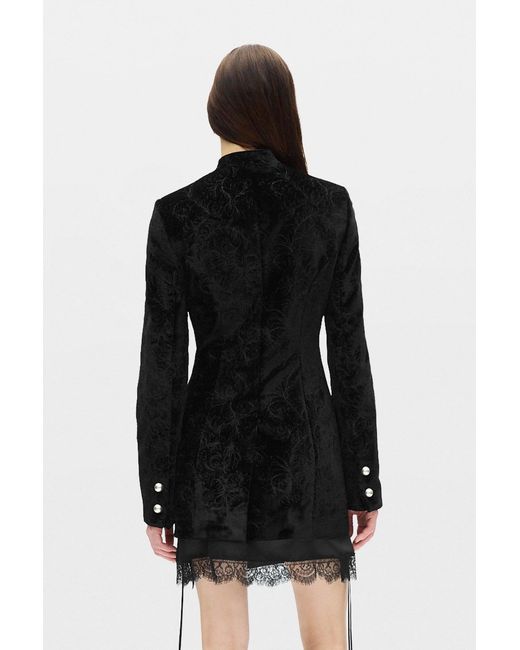 Ann Demeulemeester Black Yana Marsina Jacket