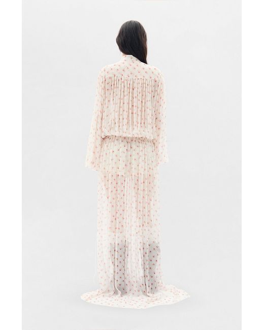 Ann Demeulemeester Natural Tren High Comfort X-Long Dress
