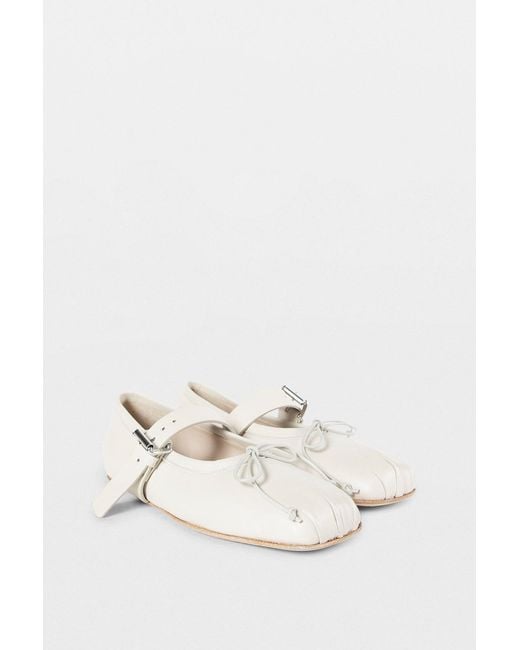 Ann Demeulemeester Natural Zoey Ballerinas