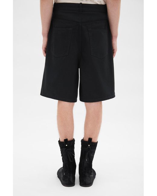Ann Demeulemeester White Narve 5 Pockets Comfort Bermuda for men