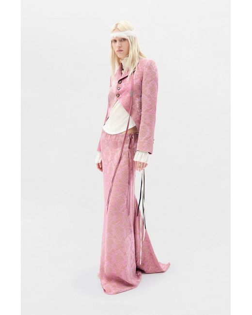 Ann Demeulemeester Pink Floor Micro T-Shirt