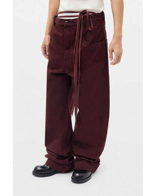 Ann Demeulemeester Purple Michael High Comfort Trousers for men