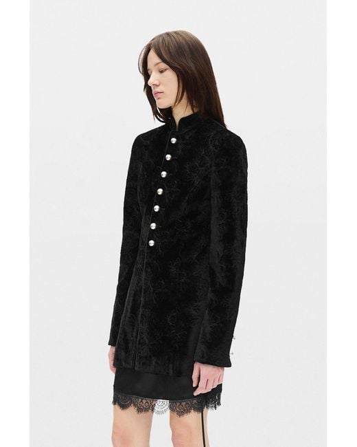 Ann Demeulemeester Black Yana Marsina Jacket