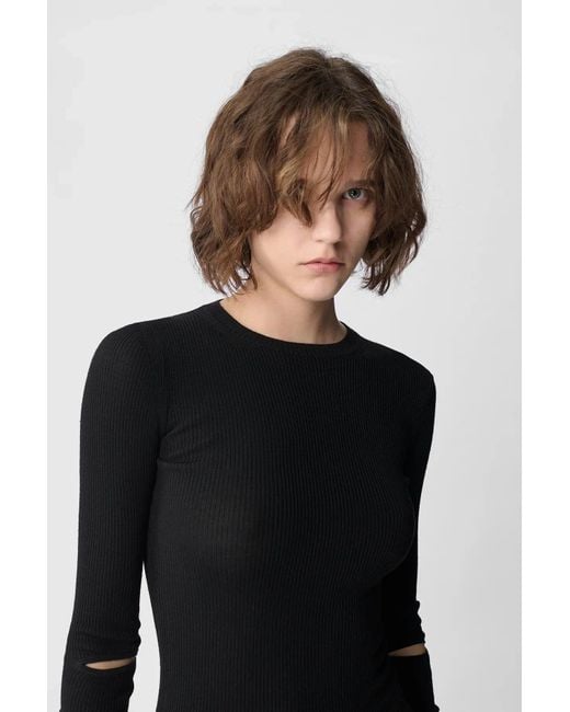 Ann Demeulemeester Black Lyell Sweater