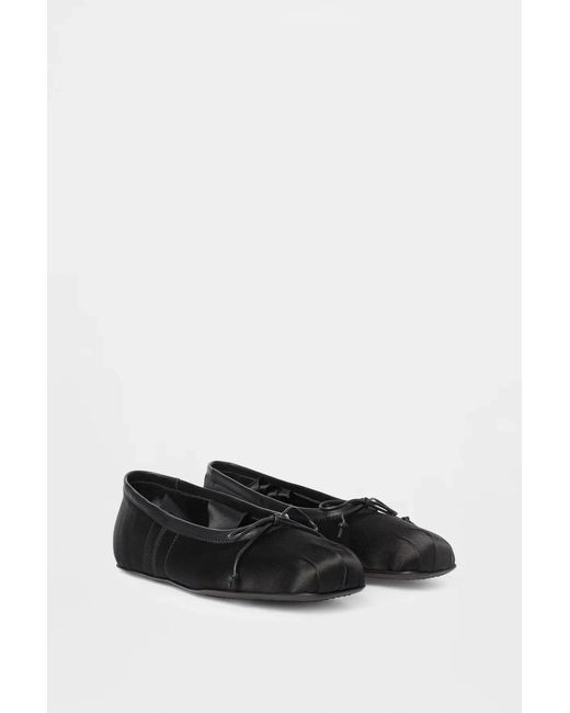 Ann Demeulemeester Blue Paloma Ballerina With Satin Band