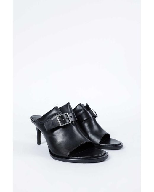 Ann Demeulemeester Black Keke Heeled Mules