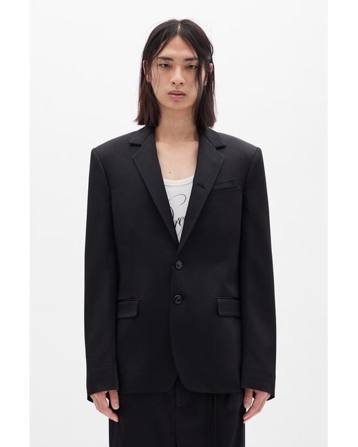 Ann Demeulemeester Black Vince Straight Tailored Jacket for men