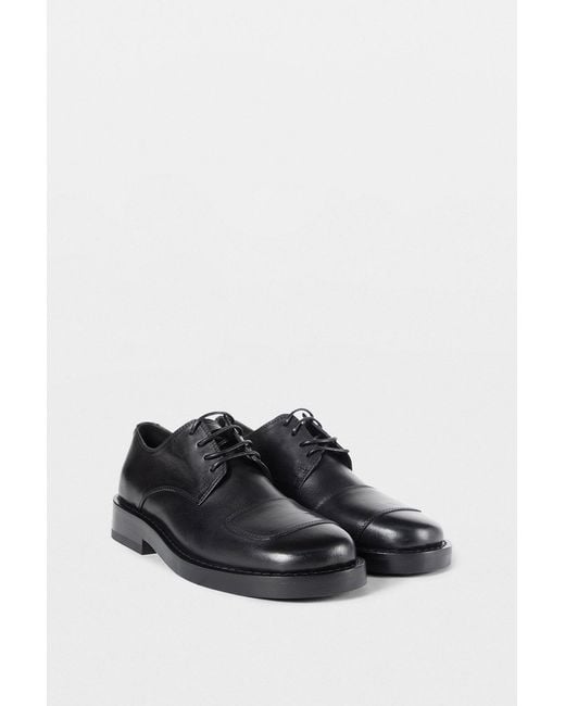 Ann Demeulemeester Black Alert Derby Shoes for men