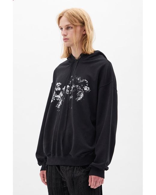 Ann Demeulemeester Black Bardi Comfort Hoodie Sweatshirt for men