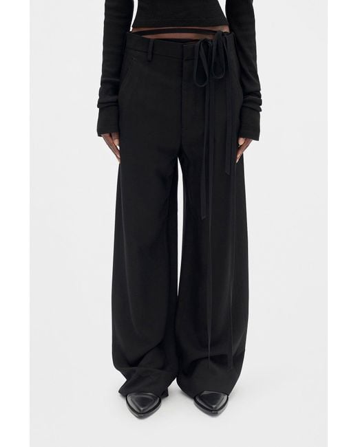 Ann Demeulemeester Black Anneke Comfort Tailored Trousers
