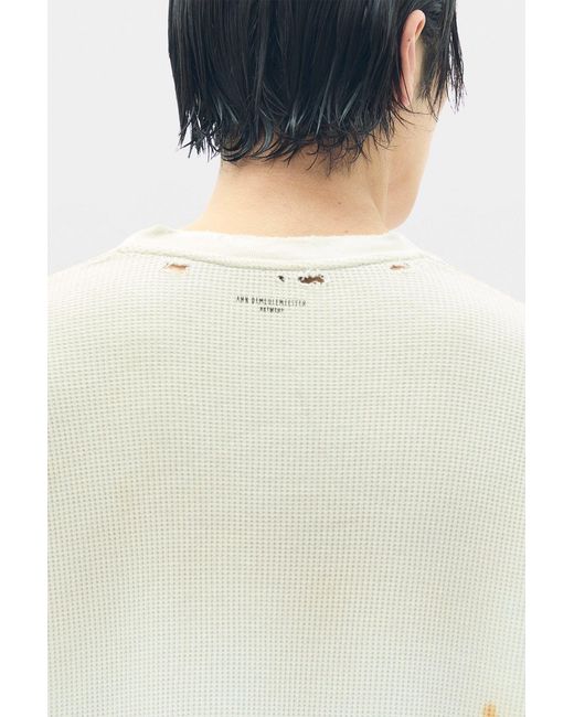 Ann Demeulemeester Multicolor Emil 'Dear Diary' Long Sleeve T-Shirt for men