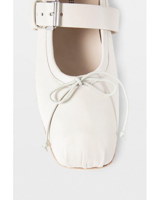 Ann Demeulemeester Natural Zoey Ballerinas
