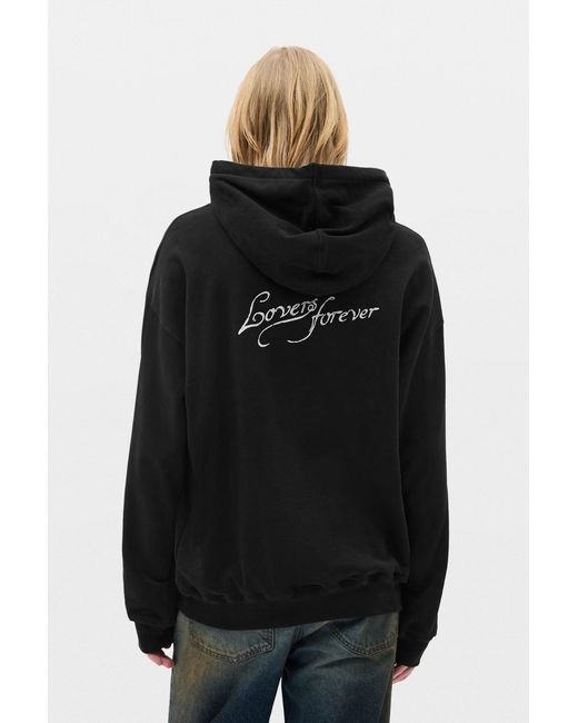 Ann Demeulemeester Black Bardi Comfort Hoodie Sweatshirt for men