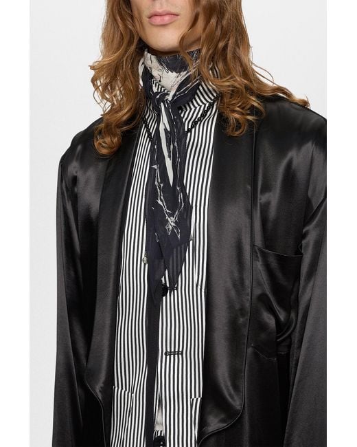 Ann Demeulemeester Black Allen Diamond Bandana
