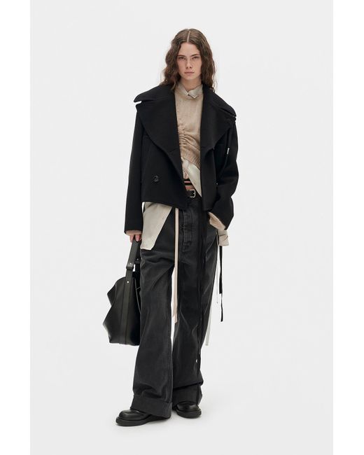 Ann Demeulemeester Black Kristel 5-Pockets High Comfort Trousers