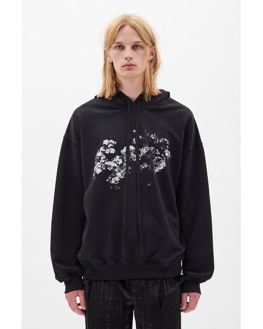 Ann Demeulemeester Black Bardi Comfort Hoodie Sweatshirt for men